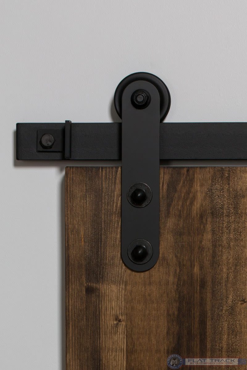 307 Top Rounded Mini Barn Door Hardware