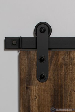 307 Top Rounded Mini Barn Door Hardware