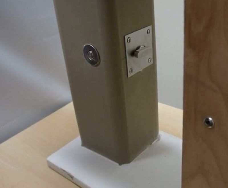 Barn Door Privacy Lock