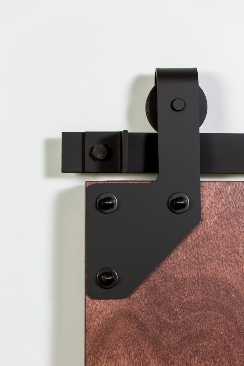 417 Cornered Barn Door Hardware