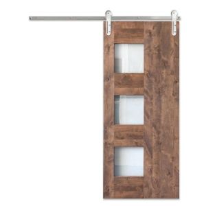 Midcentury 3 Panel Barn Door