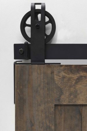 Top Spoked Garrick Barn Door Hardware